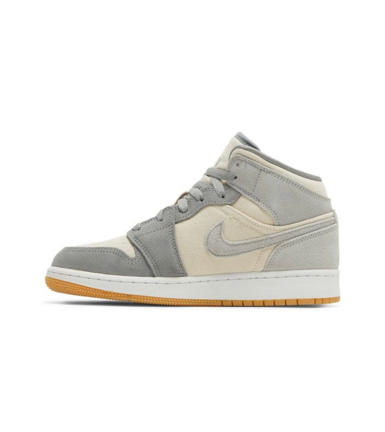 Jordan 1 Mid SE Coconut Milk Particle Grey (GS)