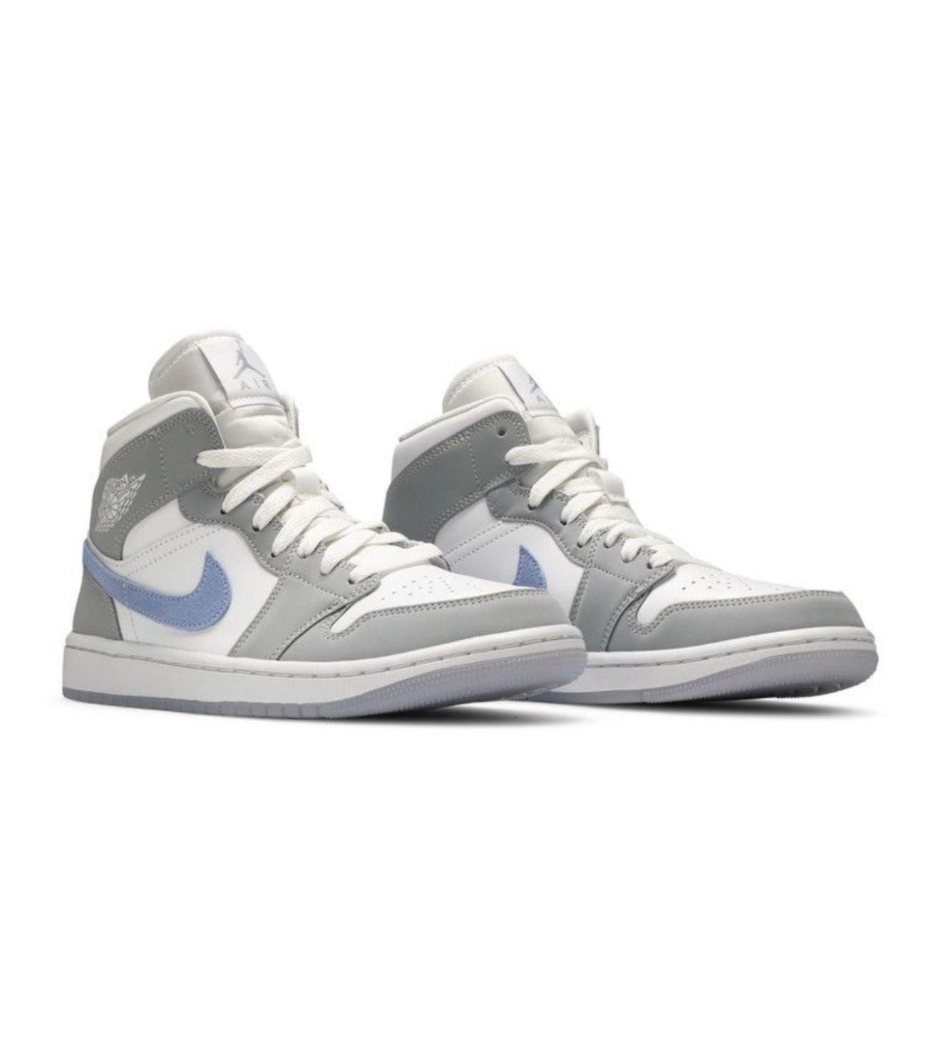 Jordan 1 Mid Wolf Gray Aluminum (Women's)
