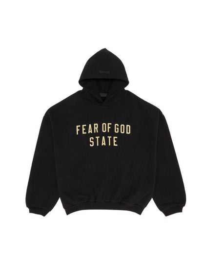 Fear of God Essentials Fleece Hoodie Black