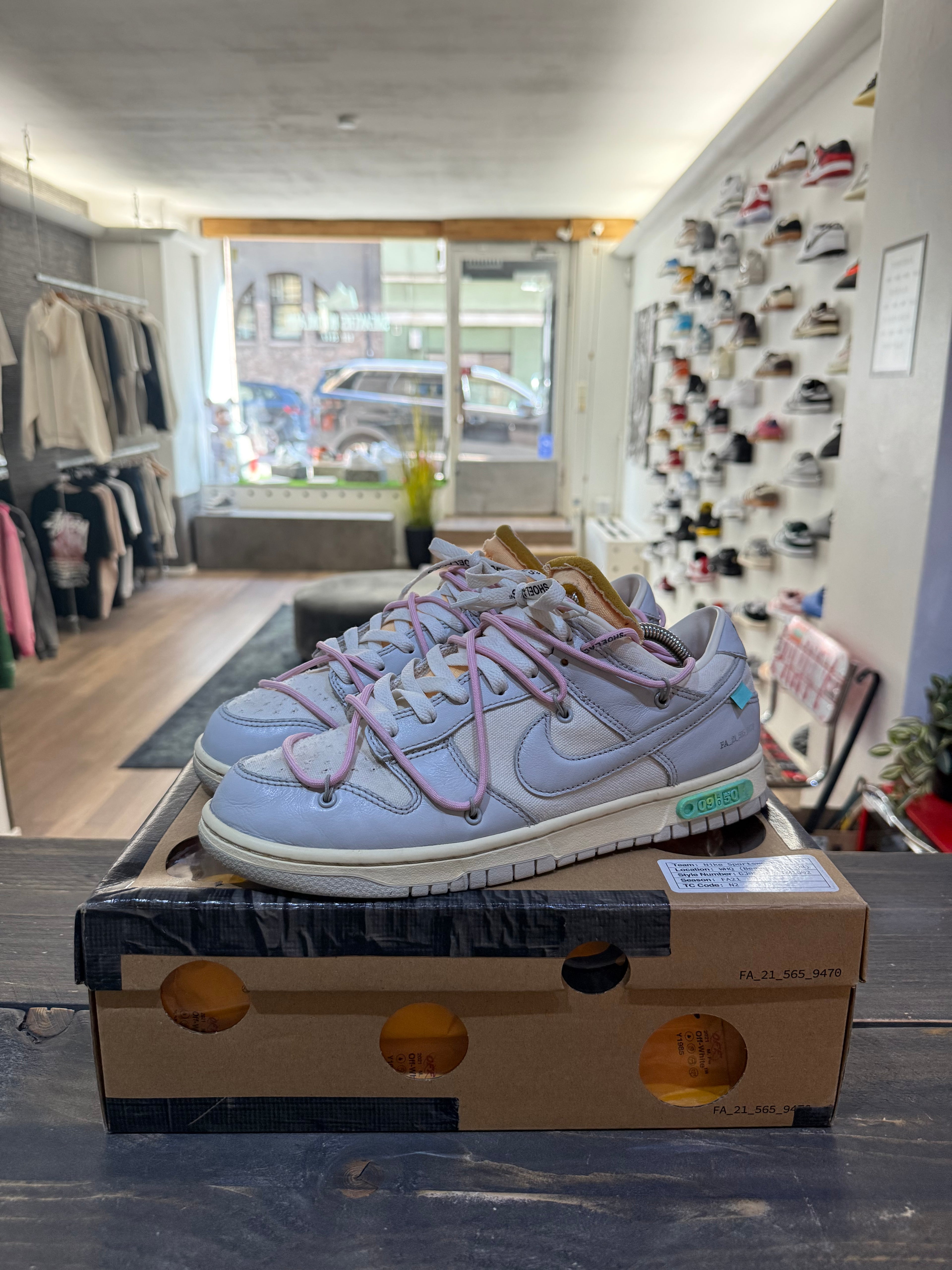 Nike Dunk Low Off-White Lot 09 (Eu: 44)