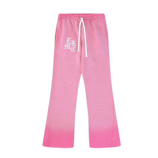 LUKAMACHAIN Flared Jogger Pink
