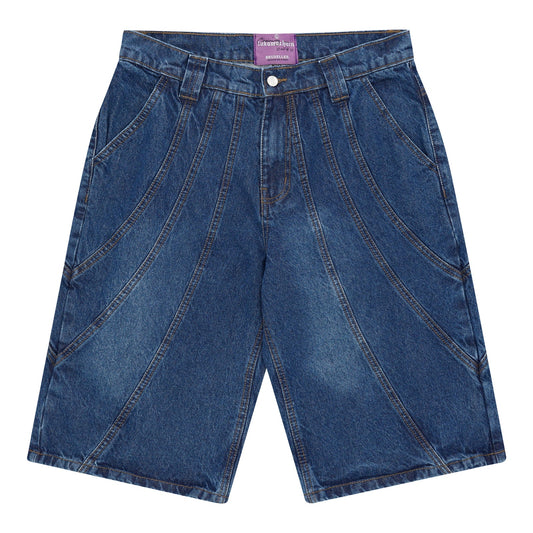 LUKAMACHAIN Panel Jorts Blue